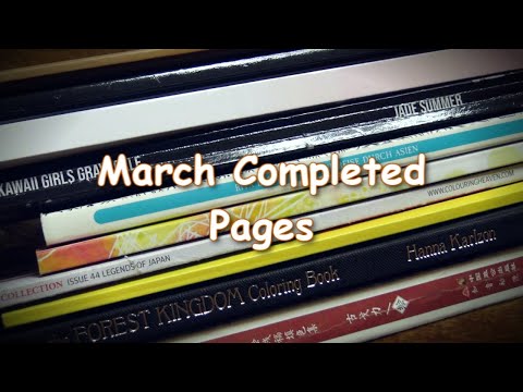 March Completed Pages