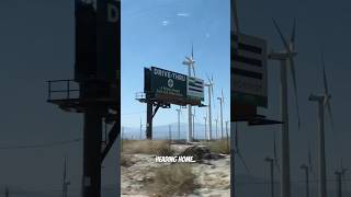 Turbines Say Goodbye #roadtripmusic #arizona #shorts #desert #travel #roadtrip #driving  #landscape