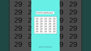 Are you Genius? 29 #oddnumbers #puzzlegames #maths #puzzlequiz