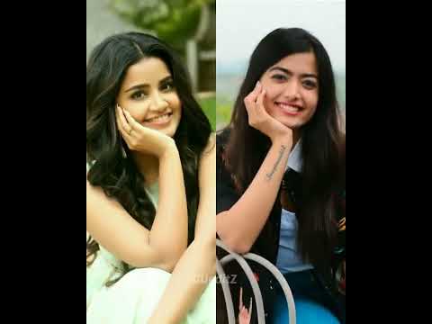 Anupama Parameshwaran💙 vs Rashmika mandana💜 whatsapp status| #shorts #telugu #kannada #actress