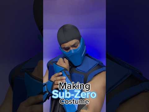 Making Sub-Zero Costume MK3 Version #mortalkombat #diy #fortnite