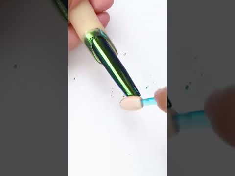 #shorts Chrome Dot Long Nail #nails #beauty #makeup
