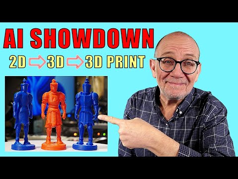 Open Source AI Showdown: TripoSR vs. Trellis vs. Spar3D – 2D to 3D Printing Face-Off!