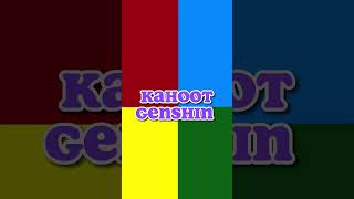 KAHOOT genshin style #fypviral #hobbies #art #fyp #shorts #genshinimpact #genshinimpactasia #kahoot