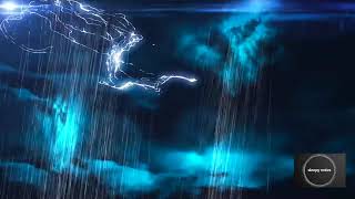 SLEEPY RAIN & THUNDER | Rain & Thunder Sounds for relaxation, concentration or sleep | SleepyNotes