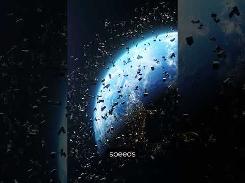 Cosmic Clutter The Invisible Threat of Space Junk  #space #fact #ytshorts#spacejunk