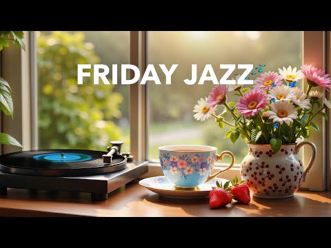 Friday Jazz & Bossa Nova 🍓☕ Sip Coffee and Enjoy Uplifting Tunes Spinning on Vinyl