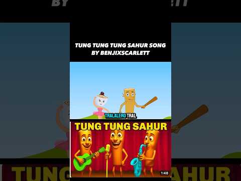 Tung Tung Tung Sahur Song Italian Brainrot Trend! BENJIxScarlett Animated Music Video 🎶