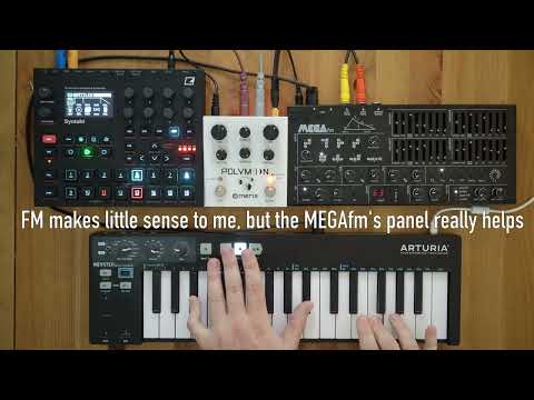 Chip jam with MEGAfm, Elektron Syntakt, and Meris Polymoon