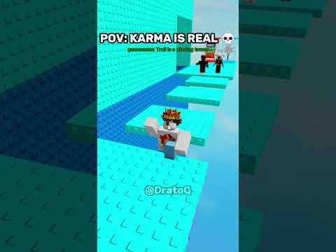 POV: KARMA IS REAL 💀  #roblox #robloxobby
