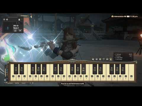 ff14 Bard perfomance /Megaman and Bass Coldman theme