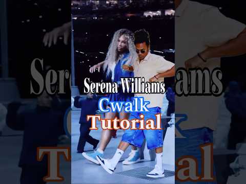 Serena Williams Cwalk Tutorial for you guys #serenawilliams #superbowl #kendricklamar #cwalktutorial