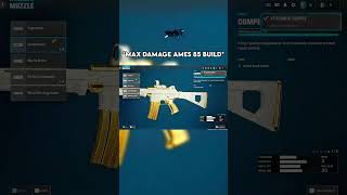 THE *MAX DAMAGE* AMES 85 BUILD on WARZONE 👑 #warzone #callofduty #bo6 #rebirthisland #cod #shorts