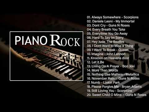 Rock Instrumental Music - Acoustic Piano covers of rock popular songs