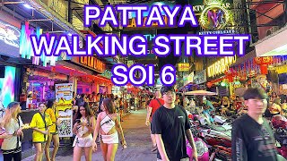 🇹🇭Walking Street Pattaya 2025 🔥 Must-See Nightlife & Soi 6 Tour!