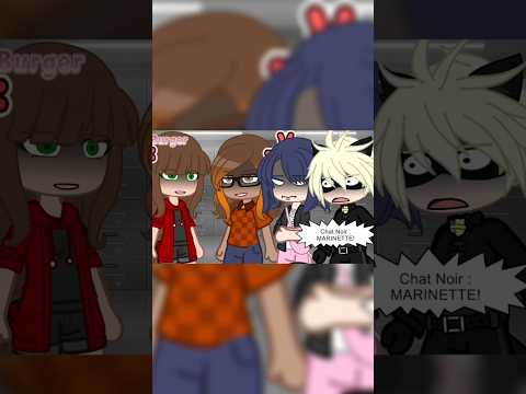 [ SHUT UP . ] DON’T LOOK❗️😡 || Miraculous Ladybug || AU || #mlb #gacha #trend #recommend #gachamlb