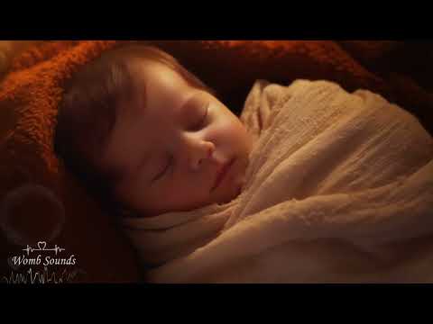 Baby Sleep White Noise 🌙 Calm Womb Sounds & Heartbeat for Peaceful, All Night Rest 💤