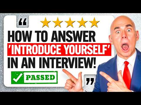 HOW TO INTRODUCE YOURSELF IN AN INTERVIEW! (W.I.S.E. STRUCTURE) BEST ANSWER TO INTRODUCE YOURSELF!