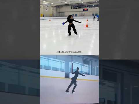 Day 382 of my adult figure skating journey ⛸️✨ - bronze skating skills practice ​⁠@coachdanatang