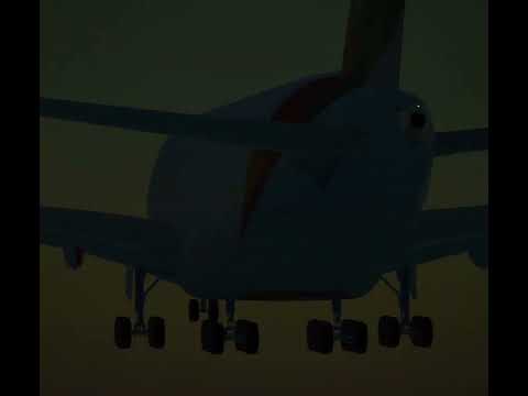 Cinematic Video: Emirates A380 Taking off from a runway