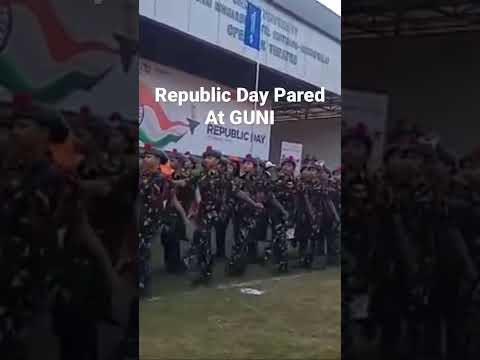 Republic Day Pared By GUNI Students Ganpat University Mehsana Gujrat
