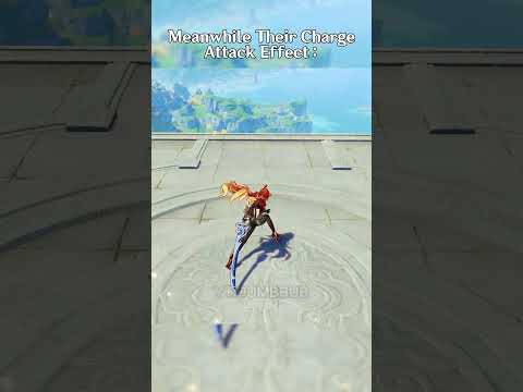 These Characters Have Special Charge Attack Effect #genshinimpact