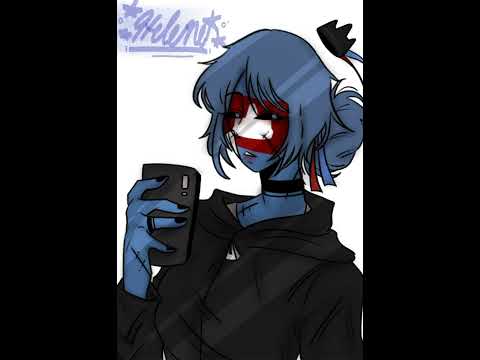They made her EMO 🖤 inspired: @Lisa_CH #animation #countryhumans #countryballs