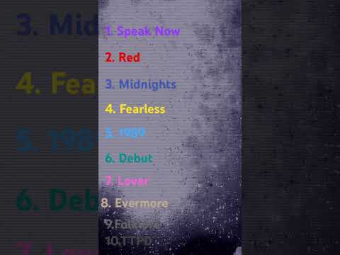 My fav Taylor albums! #music  #taylorswift #album
