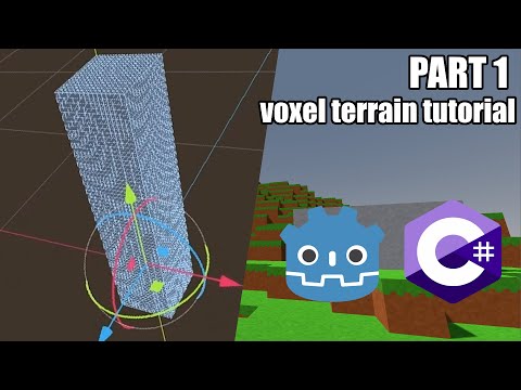 Godot 4 C# Tutorial - Minecraft Terrain - Part 1 (Chunks)