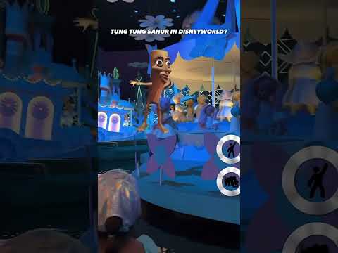 Tung Tung Tung Sahur In DISNEY WORLD! (Tralalero Tralala Italian Brainrot Song)
