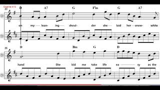 [스마트송] Down By The Salley Gardens - Ocarina - Score - Lyrics