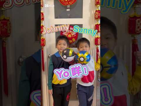 網球場都有真嘅寶可夢捉！ #￼ Pokémon #寶可夢 #網球 #Sunny and Johnny
