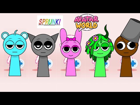 HOW TO MAKE SPRUNKI IN AVATAR WORLD 🌎 AVATAR WORLD NEW CHARACTERS ❤️