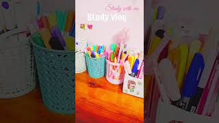 Study with me||Aesthetic study vlog|| #studyvlog #studyroutine #studywithme #youtubeshorts  #shorts.