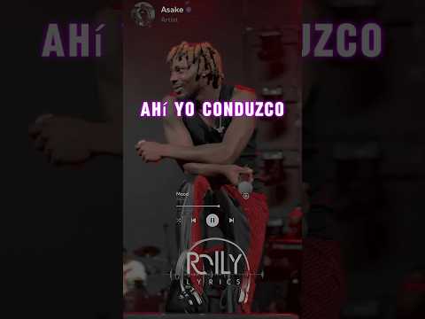Asake - Mood ( Lyric Video) #shorts #asake #spanish #mood #newmusic