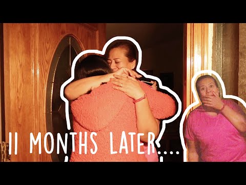 SURPRISING MY MOM AFTER 11 MONTHS APART