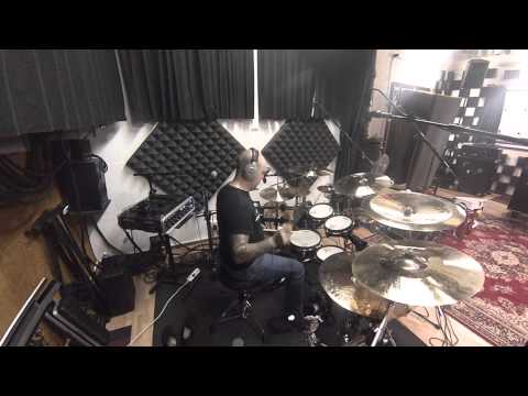 Dreamshade - Recording New Song [2015] - #1 Drums