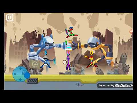Robotic-Blue vs Captain Splatera vs Robotic-Pink/Robotic-Magneta vs Iron-man