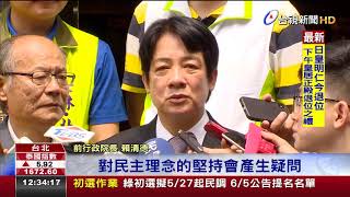民進黨擬5/27至31民調6/5公告提名人選
