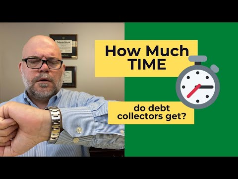 How much time do debt collectors have to sue you?  [statute of limitations]