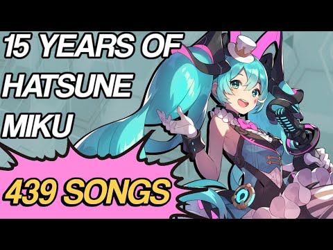 15 Years of Hatsune Miku (2007-2022) [439 SONGS]