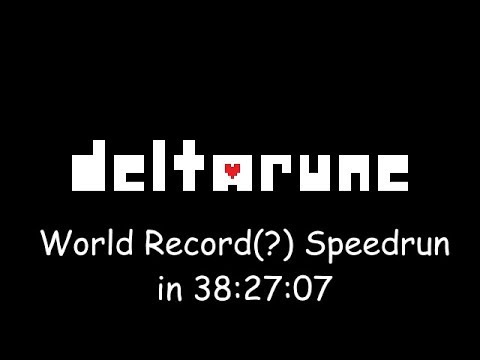 (Outdated) DELTARUNE Ch 1 Any% WR Speedrun in 38:27:07