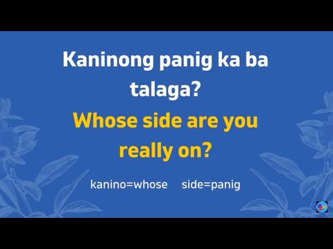 VERY USEFUL TAGALOG ENGLISH SENTENCES FOR FILIPINO LEARNERS #tagalogenglishlesson