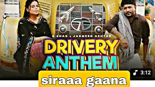 Drivery anthem G khan // jasmeen akhter // saaba // dhutta//reaction and review❤️😍