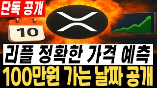 [리플 전망]리플 정확한 가격 예측 100만원 가는 날짜 공개#XRP #엑스알피 #리플#XRP#엑스알피#SEC#리플소송#코인의대가#갈링하우스#트럼프
