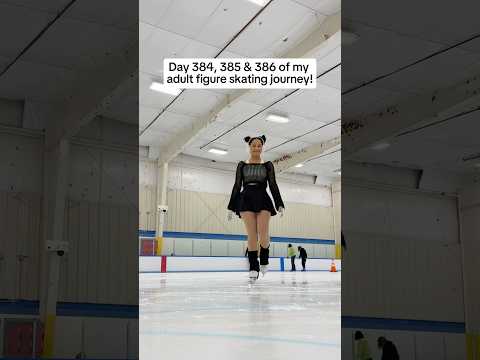 Day 384, 385 & 386 of my adult figure skating journey ⛸️✨ ​⁠@coachdanatang