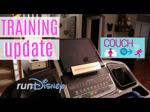 Run Disney Training Update | Treadmill Tour & Couch to 5k Week 1 | RunDisney Half Marathon Training