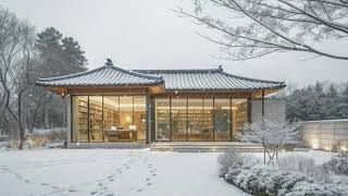 𝐩𝐥𝐚𝐲𝐥𝐢𝐬𝐭 Silent Winter in Hanok Study | Calm piano melody to melt the heart