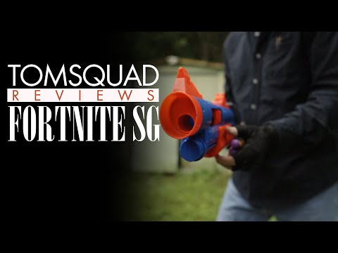 TomSquad reviews the Nerf Fortnite Shot-Gun Blaster