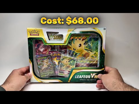 Pokemon Card Unboxing - Leafeon VSTAR Special Collection